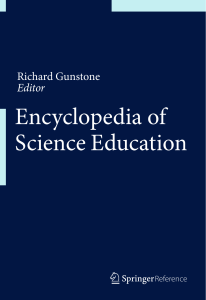 Encyclopedia of Science Education by Richard Gunstone