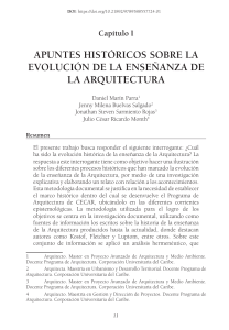 Evoluci&oacute;n de la ense&ntilde;anza de la arquitectura