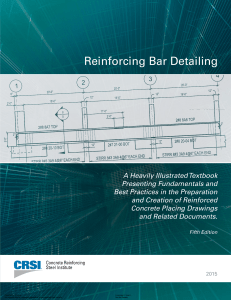 Reinforcing Bar Detailing Textbook 5th Edition