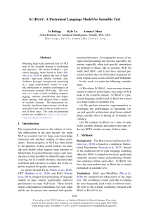 SciBERT: Pretrained Language Model for Scientific Text