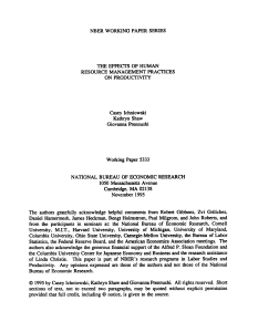 Uticaj upravljanja ljudskim resursima na produktivnost