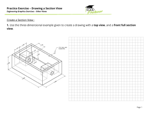 Practice Exercise: Drawing a Section View
