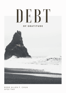 DEBT OF GRATITUDE: Exploring Utang Na Loob in Filipino Culture