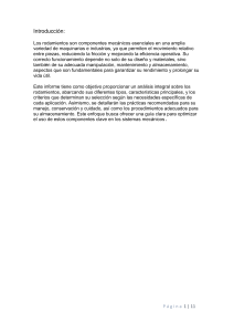 Gu&iacute;a de rodamientos: Tipos, Mantenimiento y Almacenamiento