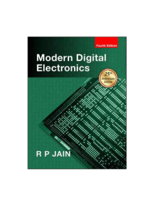 Modern Digital Electronics Textbook by R P Jain 4th Edition