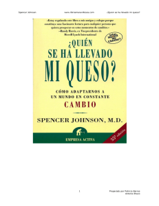 Quien se ha llevado mi queso - Spencer Johnson 