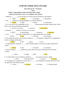 EEB End-of-Term Test