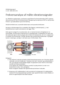 Frekvensanalyse af vibrationssignaler i Matlab
