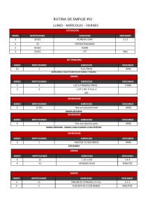 Rutina de Empuje #12 - Plan de Entrenamiento