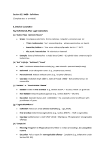 BNSS Section 2(1) Definitions - Legal Terms Explained