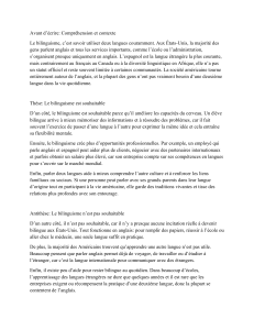 Le bilinguisme aux &Eacute;tats-Unis : avantages et inconv&eacute;nients