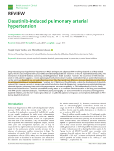 Dasatinib-Induced Pulmonary Arterial Hypertension Review