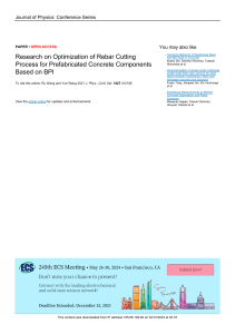 Optimization of Rebar Cutting for Prefabricated Concrete Components Based on BPI