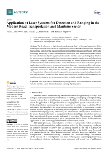 Lidar Systems in Road and Maritime Transportation: Review