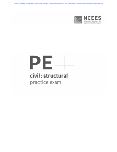 PE Civil Structural Practice Exam