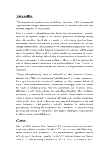 OLS Regression & ABM for COVID-19 Policy Analysis in China