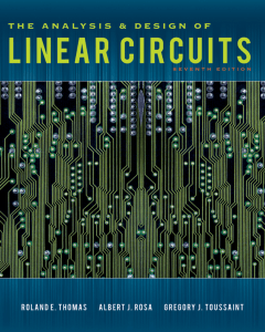 The Analysis & Design of Linear Circuits 7th Edition Textbook