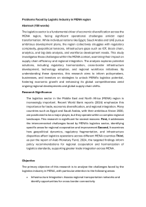 Logistics Industry Challenges in MENA Region