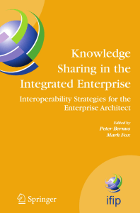Knowledge Sharing in the Integrated Enterprise: Interoperability Strategies