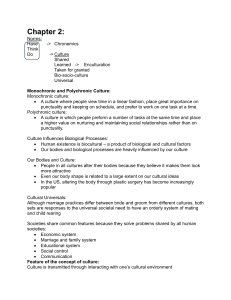 Chapter 2: Culture and Norms in Anthropology