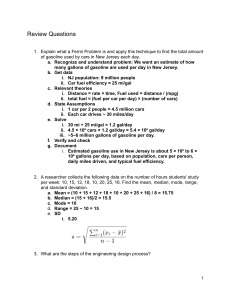 Review Questions: Math, Physics, Engineering Problems