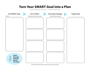 SMART Goal Setting Worksheet: Turn Your Goals into a Plan