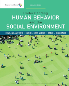Understanding Human Behavior and the Social Environment Textbook