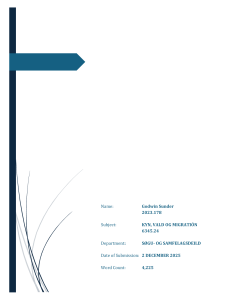 Postcolonialism and Migration in the Faroe Islands