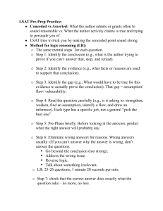 LSAT Pre-Prep Practice: Logic Reasoning & RC Guide