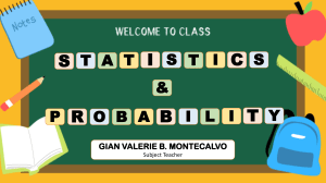 Statistics & Probability: Random Sampling Lesson Plan