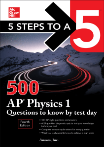 500 AP Physics 1 Questions to Know by Test Day