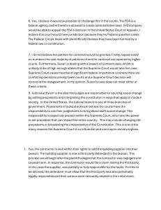 Legal Concepts: Judicial Activism, Certiorari, & Third-Party Defendants
