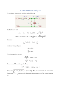 Transmission Line Physics: Equations & Analysis