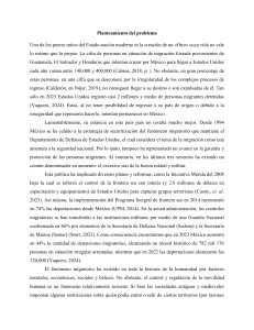 Migraci&oacute;n forzada y derechos humanos en M&eacute;xico
