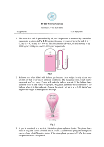 Thermodynamics Assignment Problems