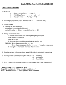 Grade 10 Mid-Year Math Test Outline 2025-2026