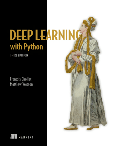 Deep Learning with Python, Third Edition Textbook