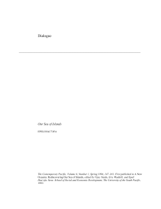 Our Sea of Islands: Oceania's Cultural Identity & Autonomy