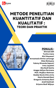 Metode Penelitian Kuantitatif dan Kualitatif: Teori dan Praktik