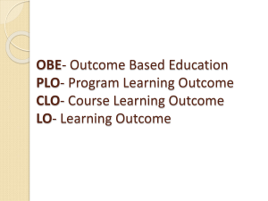 The Business Environment: Chapter 1 Learning Outcomes