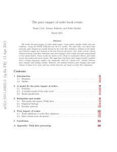 Price Impact of Order Book Events: NYSE Data Analysis