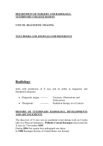 Veterinary Radiology: Diagnostic Imaging Textbook
