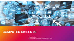 Computer Skills 99: Digital Literacy Guide