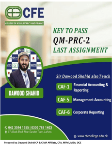 QM-PRC-2 Last Assignment by Dawood Shahid