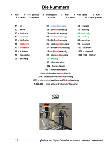 N&uacute;meros Alem&atilde;es: Aprenda a Escrever e Calcular