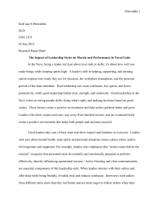 Leadership Styles Impact on Naval Morale & Performance