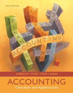 Accounting: Concepts and Applications 10th Edition Textbook