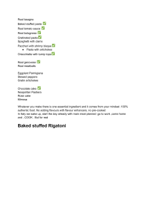 Authentic Italian Recipes Cookbook