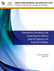 Elementos Tem&aacute;ticos de Capacitaci&oacute;n B&aacute;sica para la Funci&oacute;n P&uacute;blica