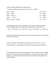 CHEM 150 Final Exam Study Guide